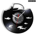 Handmade Fishing Wall Clock for Fishermen