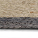 Handmade Rug Jute With Dark Grey Border 150 Cm