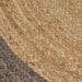 Handmade Rug Jute with Grey Border 120 Cm
