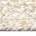Handmade Rug Jute White and Natural 150 Cm
