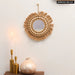 Handmade Macrame Round Wall Mirror For Home Decor