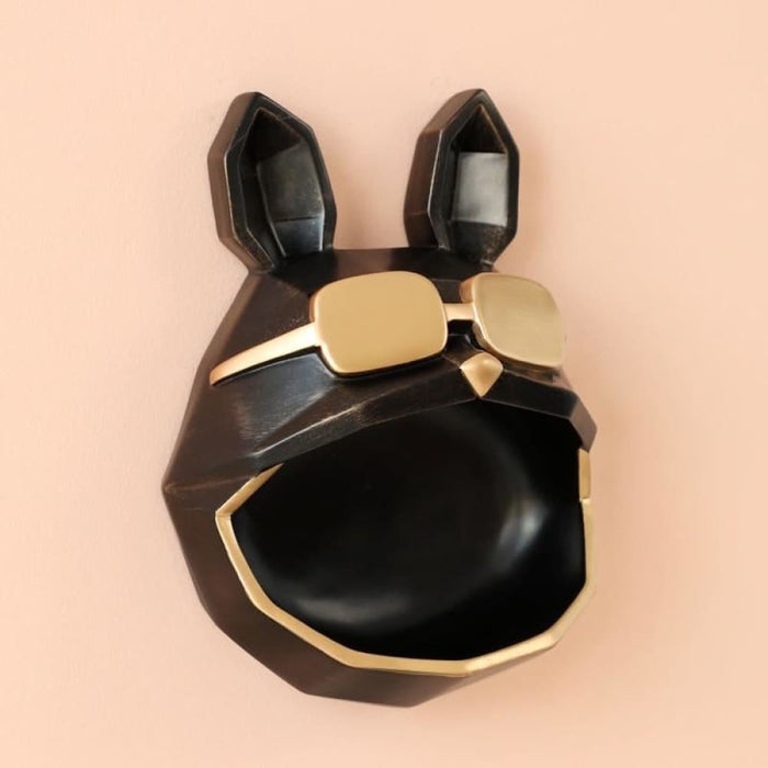 Handmade Big Mouth Cat Storage Box for Wall Decor