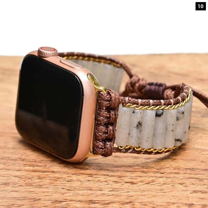 Handmade Stone Bead Bohemia Strap for Apple Watch