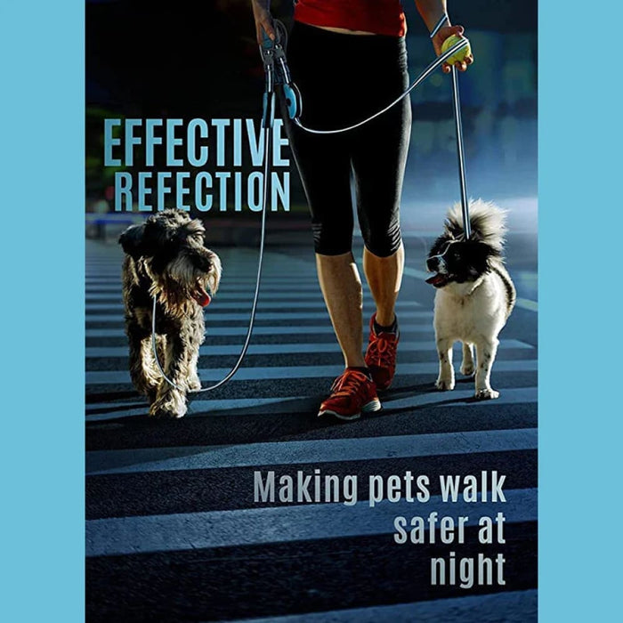 Hands Free Dog Walking Leash Reflective Nylon Pet Lead