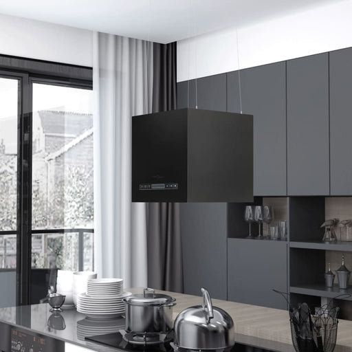 Hanging Island Range Hood Touch Sensor Lcd 37 Cm