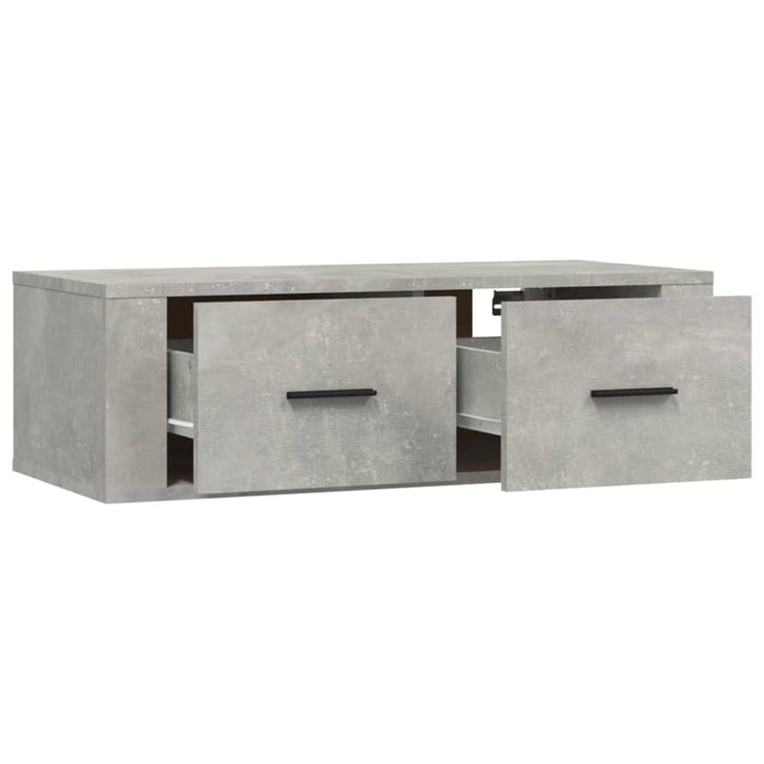 Hanging Tv Cabinet Concrete Grey 80x36x25 Cm Engineered