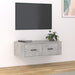 Hanging Tv Cabinet Concrete Grey 80x36x25 Cm Engineered