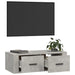 Hanging Tv Cabinet Concrete Grey 80x36x25 Cm Engineered