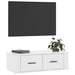 Hanging Tv Cabinet Glossy Look White 80x36x25 Cm Engineered
