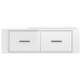 Hanging Tv Cabinet Glossy Look White 80x36x25 Cm Engineered