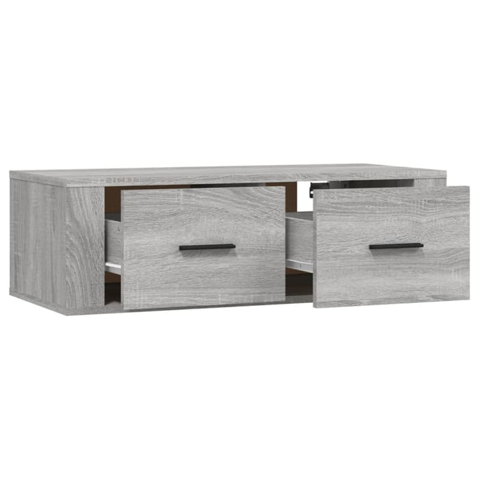 Hanging Tv Cabinet Grey Sonoma 80x36x25 Cm Engineered Wood