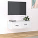 Hanging Tv Cabinet White 80x36x25 Cm Engineered Wood Nolntx