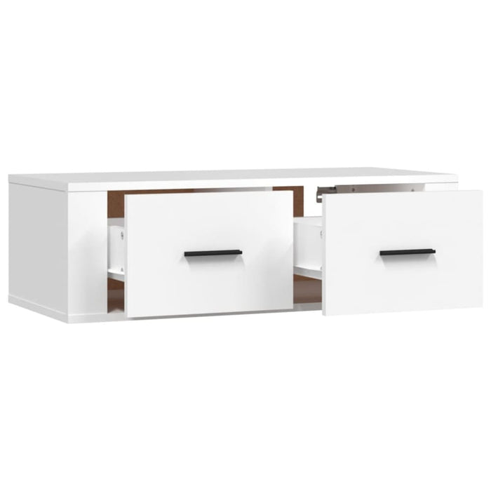 Hanging Tv Cabinet White 80x36x25 Cm Engineered Wood Nolntx