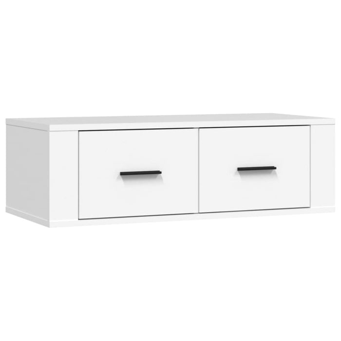 Hanging Tv Cabinet White 80x36x25 Cm Engineered Wood Nolntx