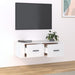 Hanging Tv Cabinet White 80x36x25 Cm Engineered Wood Nolntx