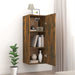 Hanging Wall Cabinet Smoked Oak 34.5x34x90 Cm Engineered