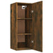 Hanging Wall Cabinet Smoked Oak 34.5x34x90 Cm Engineered