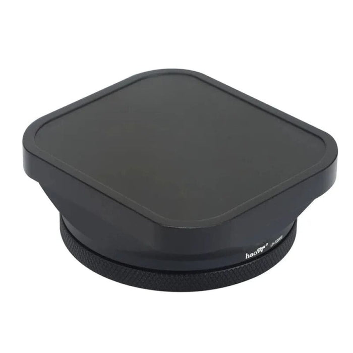 Haoge Lh - x200b Square Metal Lens Hood With 49mm Adapter