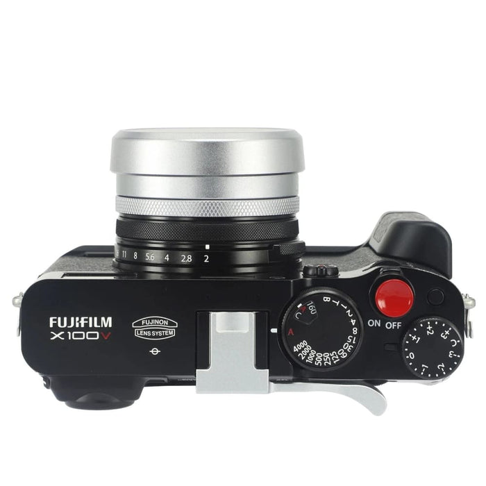 Haoge Lh-x54w Square Metal Lens Hood with 49mm Adapter Ring