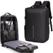 Hard Shell Backpack With Alloy Frame And Anti Theft Design