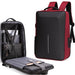 Hard Shell Backpack With Alloy Frame And Anti Theft Design