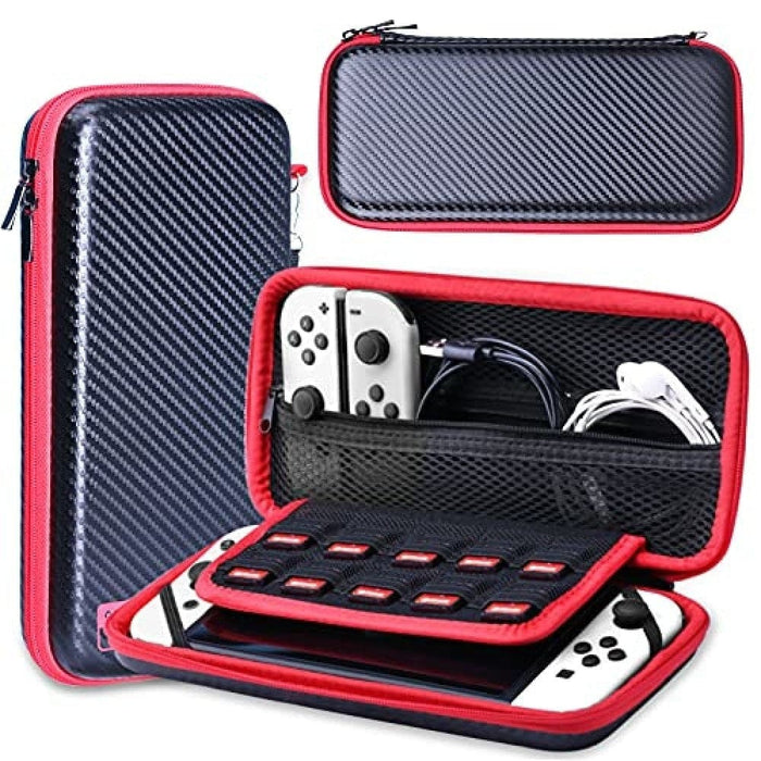 Hard Shell Portable Carrying Case Compatible with Nintendo