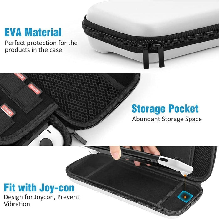 Hard Shell Portable Carrying Case Compatible with Nintendo