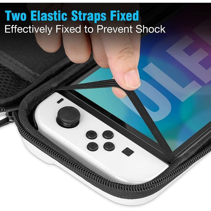 Hard Shell Portable Carrying Case Compatible with Nintendo