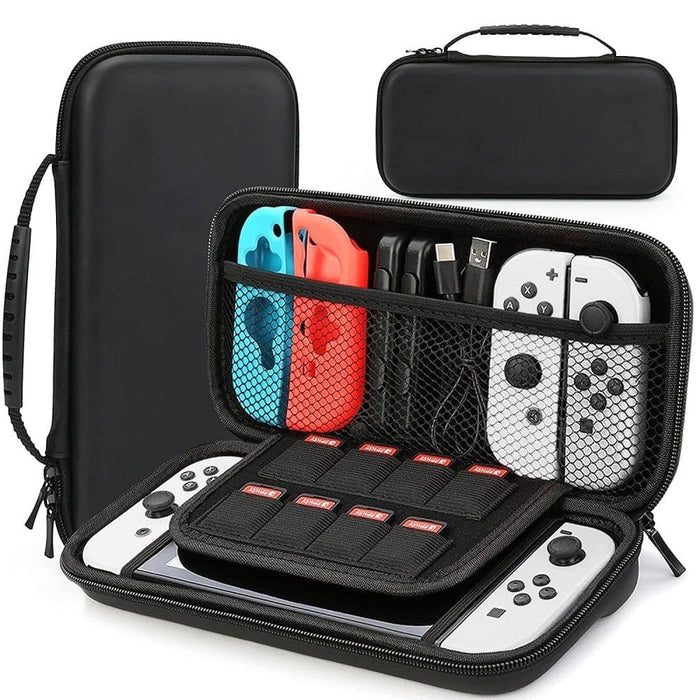 Hard Shell Portable Carrying Case Compatible with Nintendo