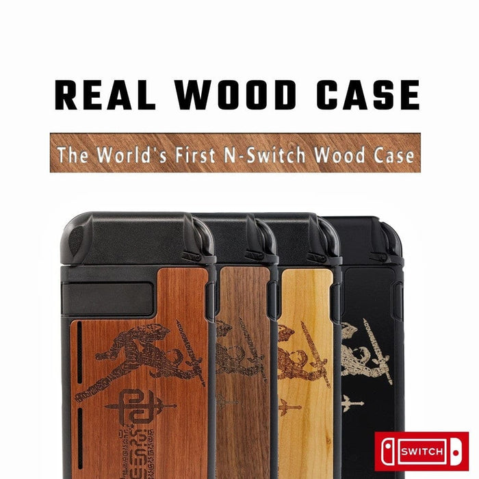 Hard Wood Protective Housing Shell Case For Nintend Switch