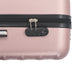 Hardcase Trolley Set 3 Pcs Rose Gold Abs Konnn
