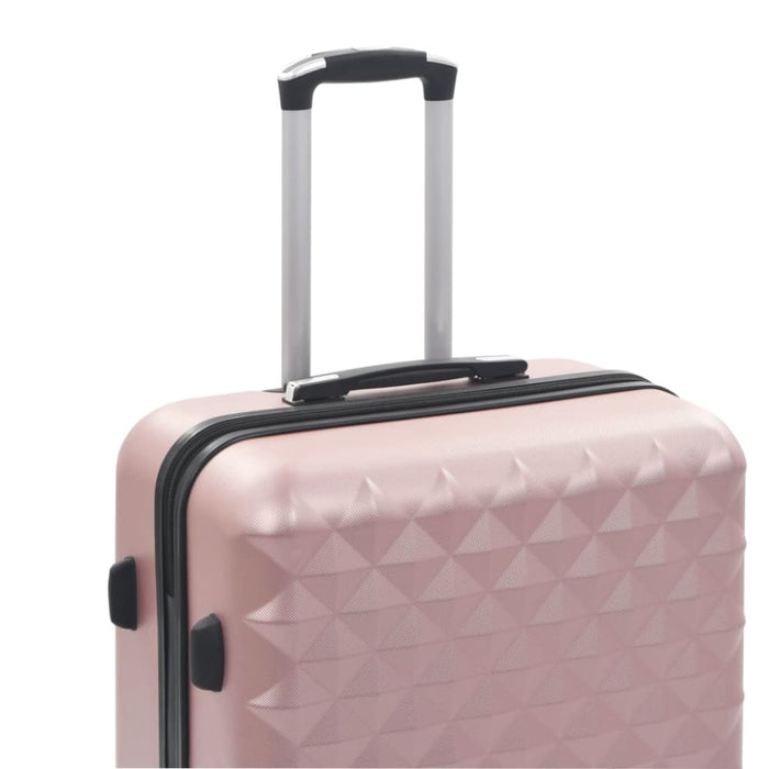 Hardcase Trolley Set 3 Pcs Rose Gold Abs Konnn