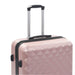 Hardcase Trolley Set 3 Pcs Rose Gold Abs Konnn