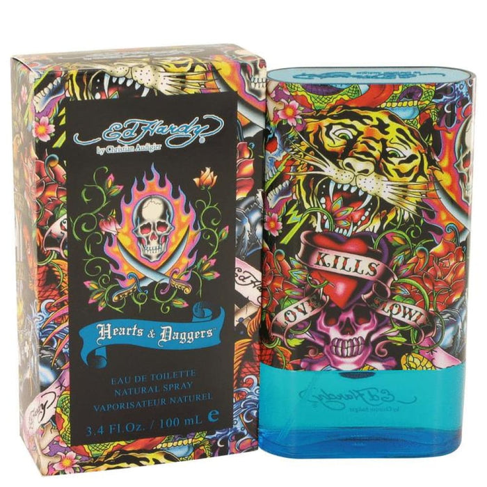 Ed Hardy Hearts & Daggers Edt Spray by Christian Audigier