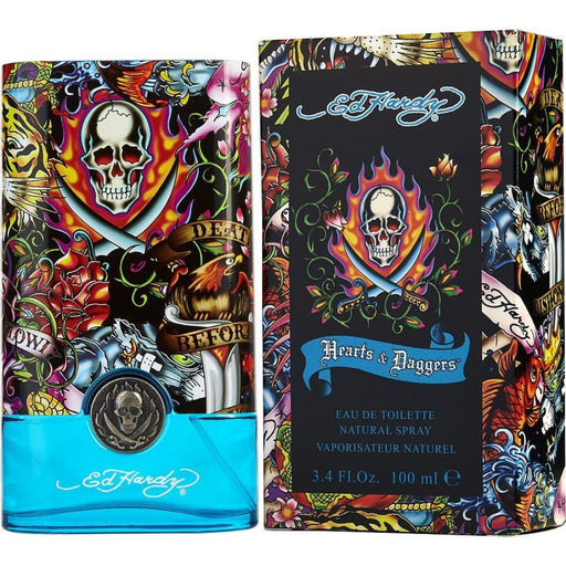 Ed Hardy Hearts & Daggers Edt Spray by Christian Audigier