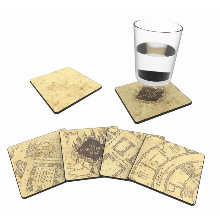 Harry Potter - Maurauders Mapcold Reveal Coasters x 4