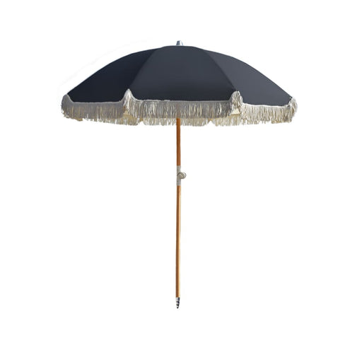 Havana Outdoors Beach Umbrella Portable 2 Metre Fringed