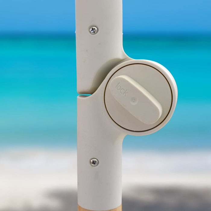 Havana Outdoors Beach Umbrella Portable 2 Metre Fringed