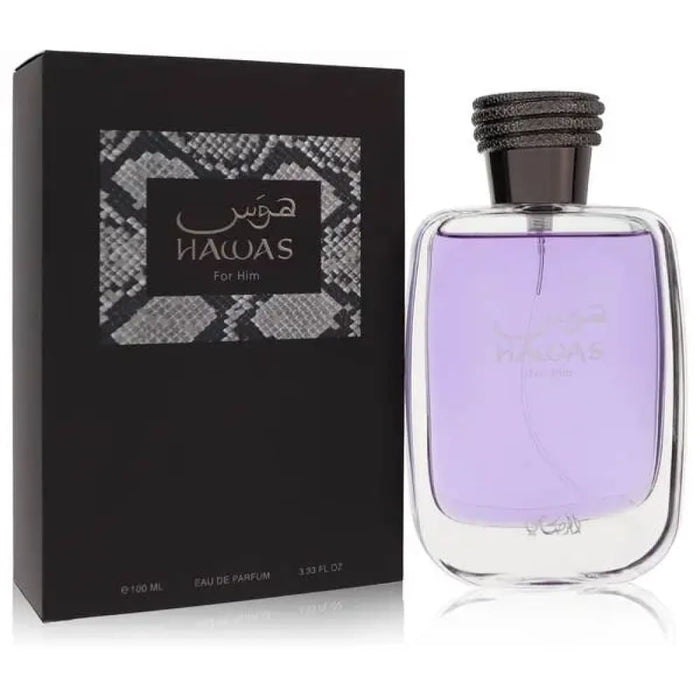 Hawas Cologne Spray by Rasasi for Men - 100 Ml