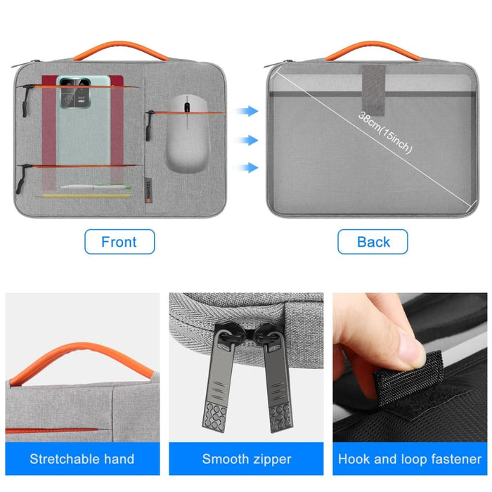 Haweel 13.0 Inch Sleeve Case Zipper Briefcase Laptop