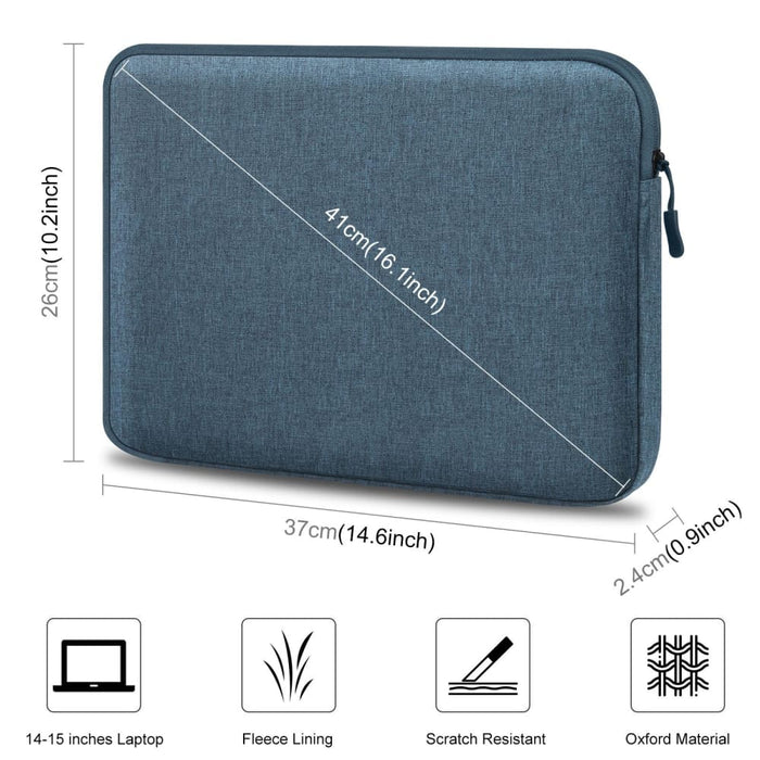 Haweel 15 Inch Laptop Sleeve Case Zipper Briefcase Bag