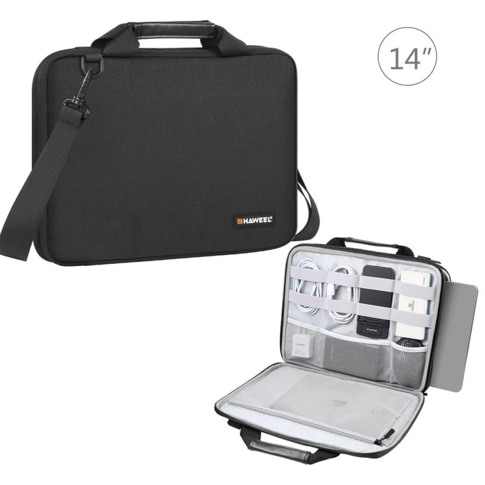 Haweel Briefcase Crossbody Laptop Bag For Macbook Lenovo