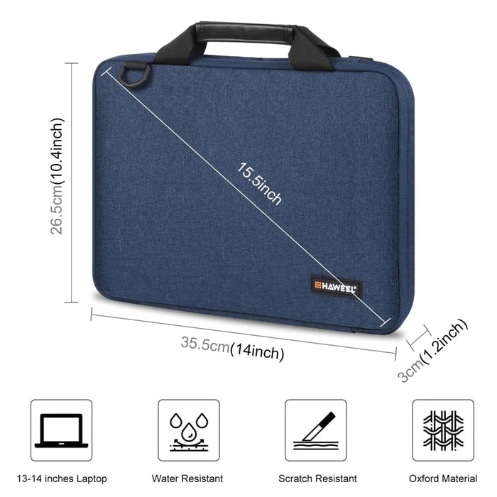 Haweel Briefcase Crossbody Laptop Bag For Macbook Lenovo