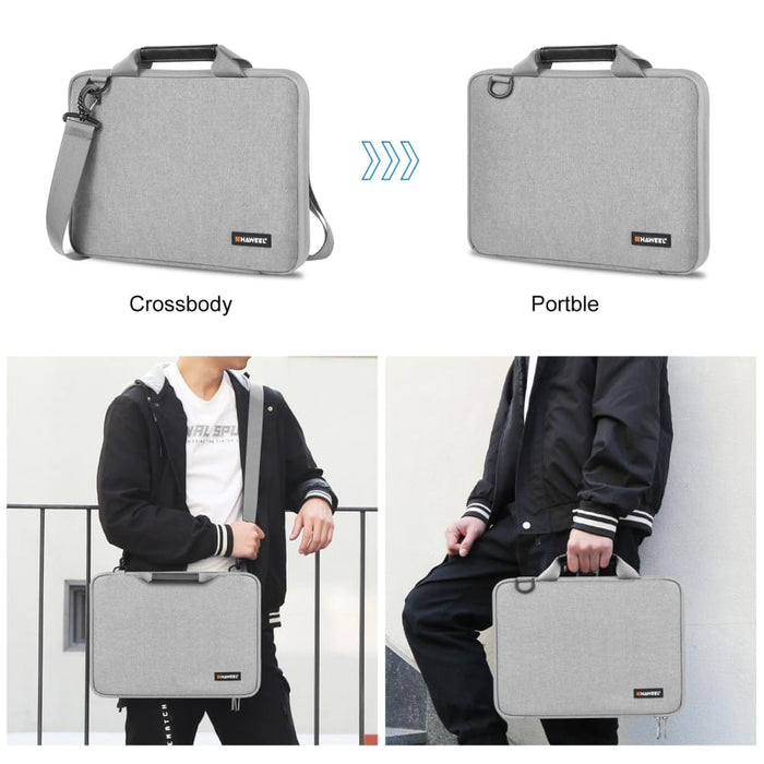 Haweel Briefcase Crossbody Laptop Bag For Macbook Lenovo