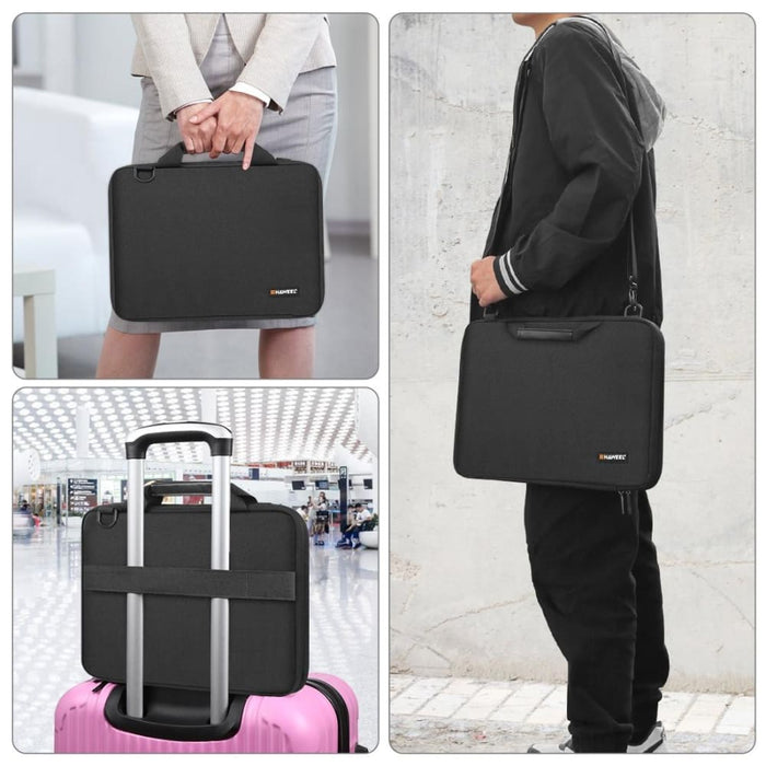 Haweel Briefcase Crossbody Laptop Bag For Macbook Lenovo