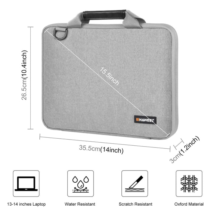 Haweel Briefcase Crossbody Laptop Bag For Macbook Lenovo