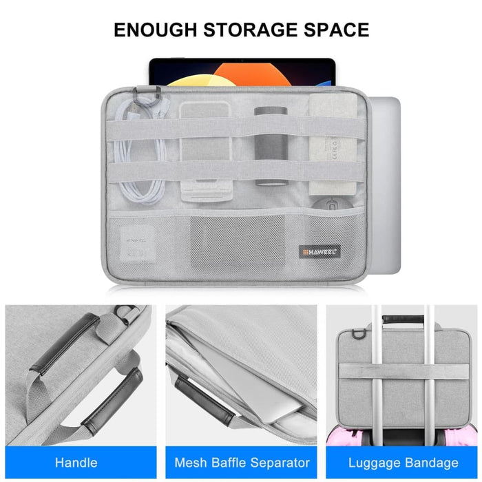 Haweel Briefcase Crossbody Laptop Bag For Macbook Lenovo