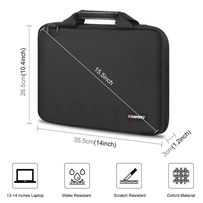 Haweel Briefcase Crossbody Laptop Bag For Macbook Lenovo
