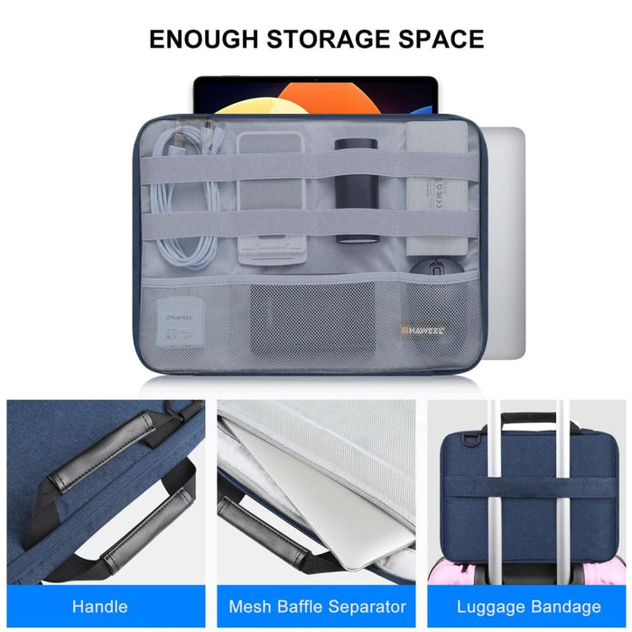 Haweel Briefcase Crossbody Laptop Bag For Macbook Lenovo