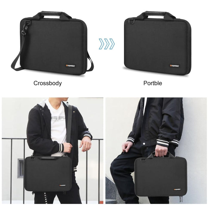 Haweel Briefcase Crossbody Laptop Bag For Macbook Lenovo